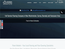Tablet Screenshot of floorsmodern.com